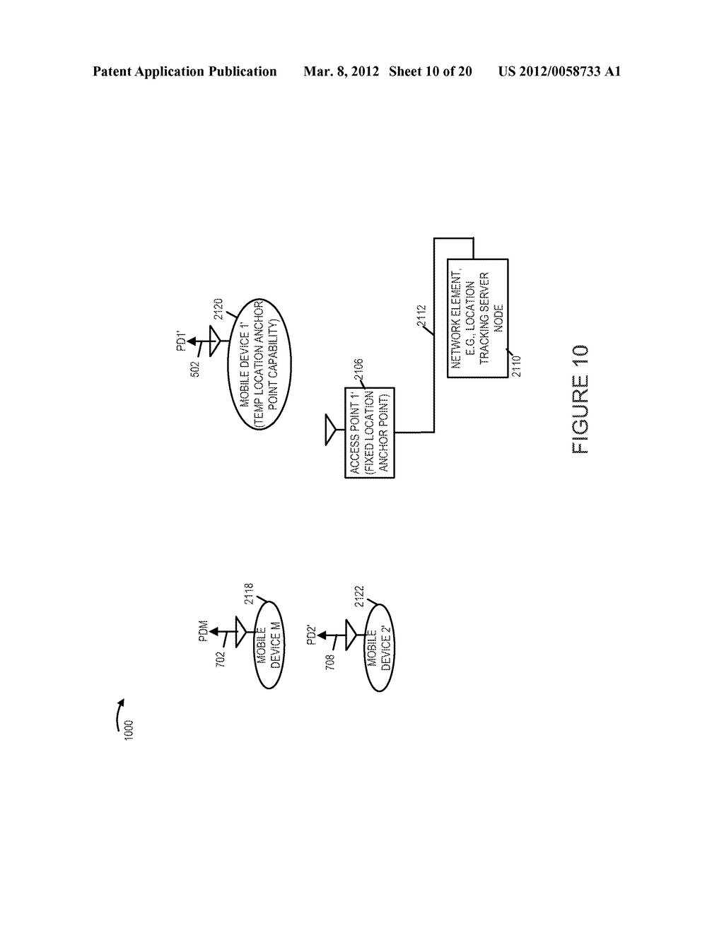 METHODS AND APPARATUS FOR USING MOBILE DEVICES AS LOCATION ANCHOR POINTS - diagram, schematic, and image 11