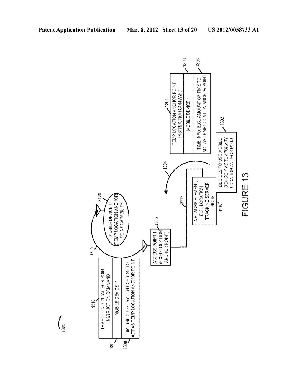 METHODS AND APPARATUS FOR USING MOBILE DEVICES AS LOCATION ANCHOR POINTS - diagram, schematic, and image 14
