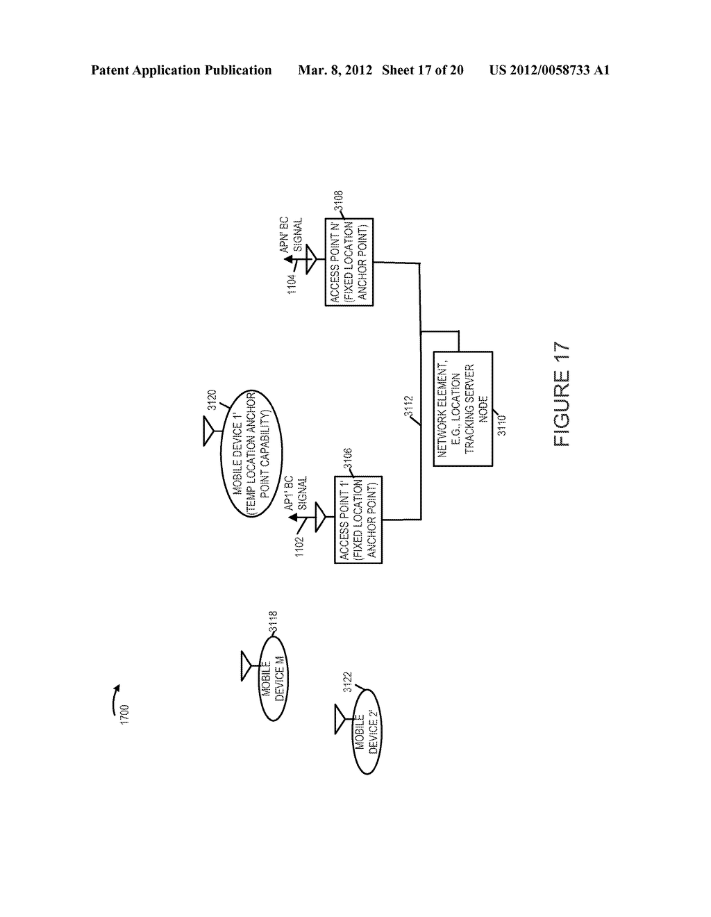METHODS AND APPARATUS FOR USING MOBILE DEVICES AS LOCATION ANCHOR POINTS - diagram, schematic, and image 18