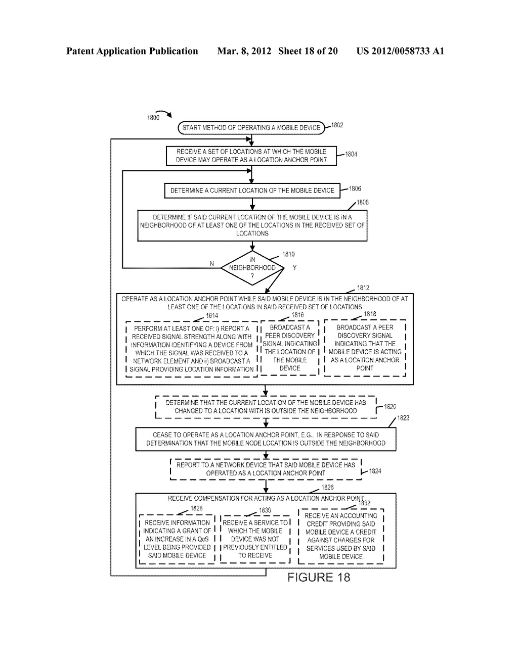 METHODS AND APPARATUS FOR USING MOBILE DEVICES AS LOCATION ANCHOR POINTS - diagram, schematic, and image 19
