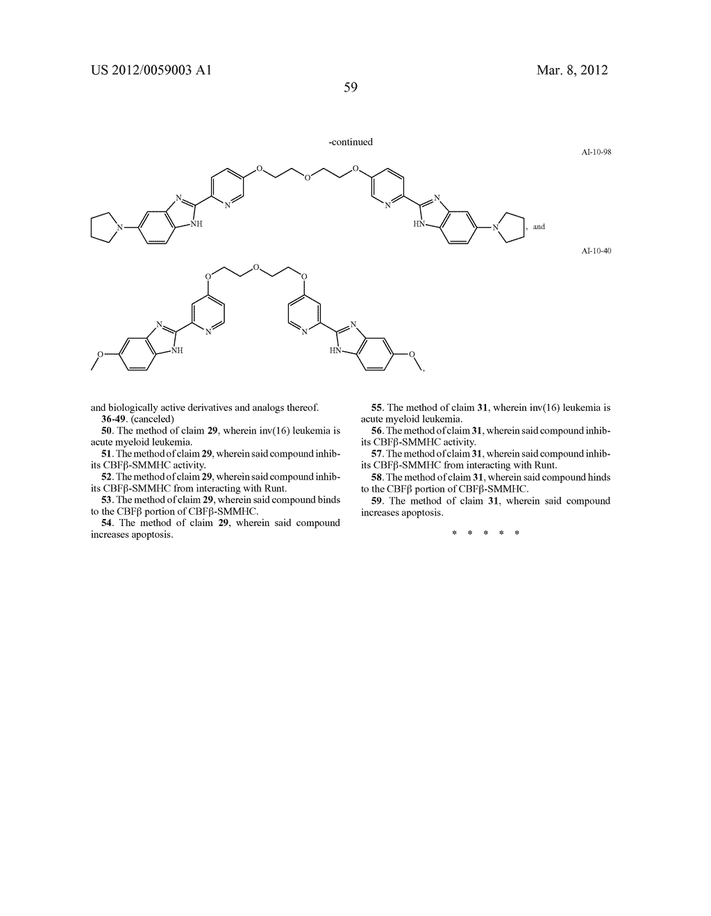 INHIBITORS OF INV(16) LEUKEMIA - diagram, schematic, and image 72