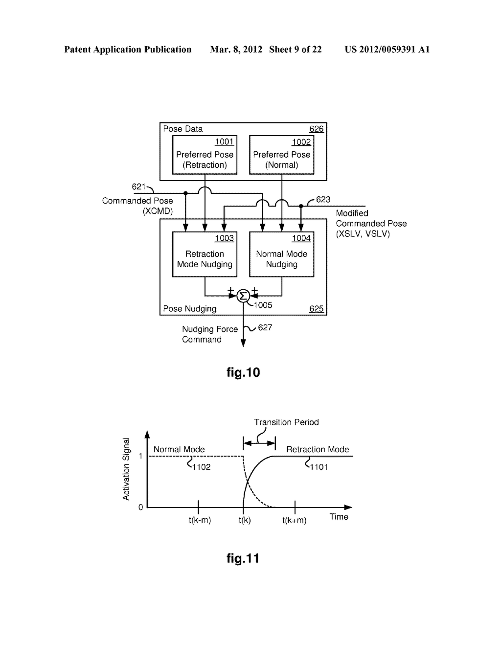 APPLICATION OF FORCE FEEDBACK ON AN INPUT DEVICE TO URGE ITS OPERATOR TO     COMMAND AN ARTICULATED INSTRUMENT TO A PREFERRED POSE - diagram, schematic, and image 10