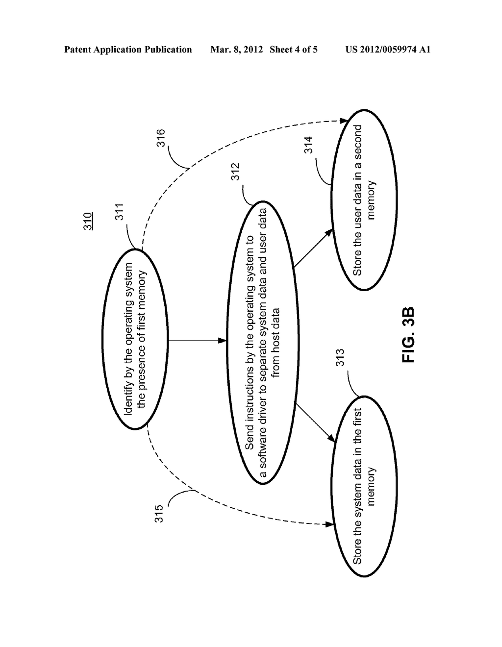 METHOD AND APPARATUS FOR IMPROVING COMPUTER SYSTEM PERFORMANCE BY     ISOLATING SYSTEM AND USER DATA - diagram, schematic, and image 05