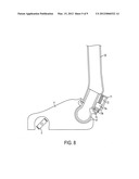 METHOD AND APPARATUS FOR ASSISTING PIVOT MOTION OF A HANDLE IN A FLOOR     TREATMENT DEVICE diagram and image