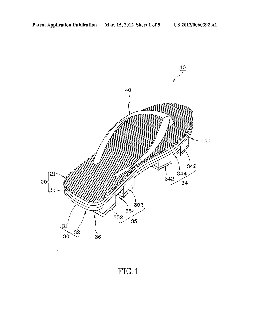 Footwear having a double-density insole - diagram, schematic, and image 02