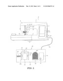 SEWING MACHINE OPERATING DEVICE AND SEWING MACHINE PROVIDED THEREWITH diagram and image