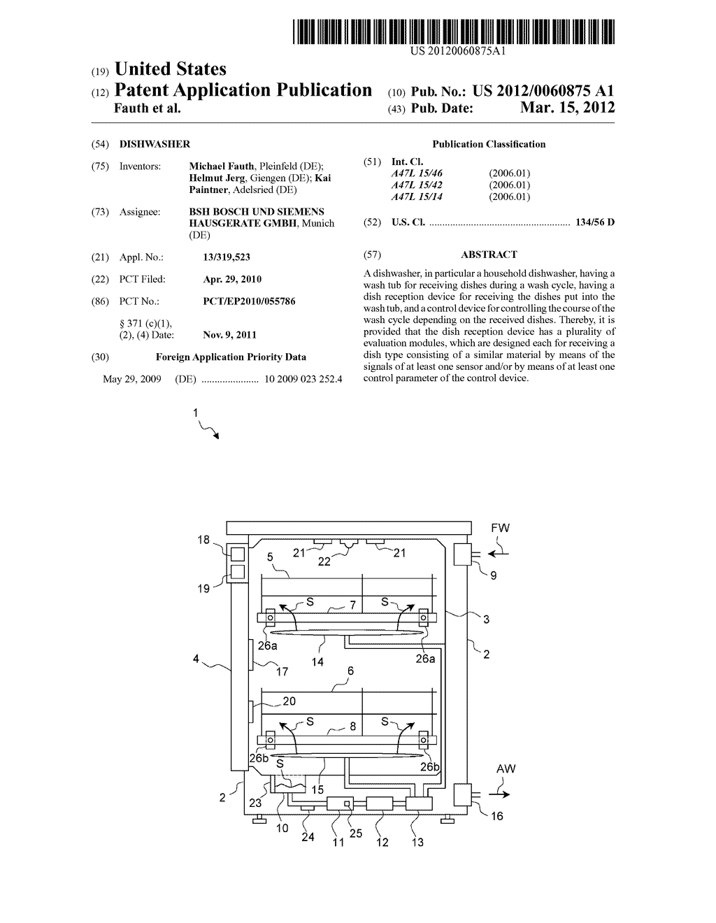 DISHWASHER - diagram, schematic, and image 01