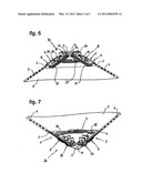 ADJUSTABLE FASTENING PLATE FOR TENSIONING A FLEXIBLE SHEET BY CABLES     WITHOUT CHANGING THE SHAPE THEREOF diagram and image