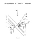 Multi-Positional Articulating Hinge with Internal Stops and Remote     Actuation and Methods for Manufacturing the Same diagram and image