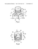 Childproof closure for a dispensing apparatus diagram and image