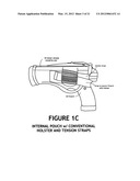 Bullet-proof holster and ballistic pouch diagram and image