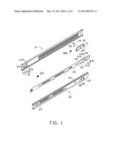 SLIDE RAIL ASSEMBLY diagram and image