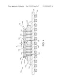 SEMICONDUCTOR CHIP DEVICE WITH UNDERFILL diagram and image