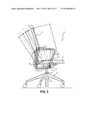 Pivoting Task Chair diagram and image