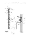 VERTICAL MOUNTING RAIL WITH CABLE MANAGEMENT FEATURES diagram and image