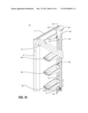 VERTICAL MOUNTING RAIL WITH CABLE MANAGEMENT FEATURES diagram and image