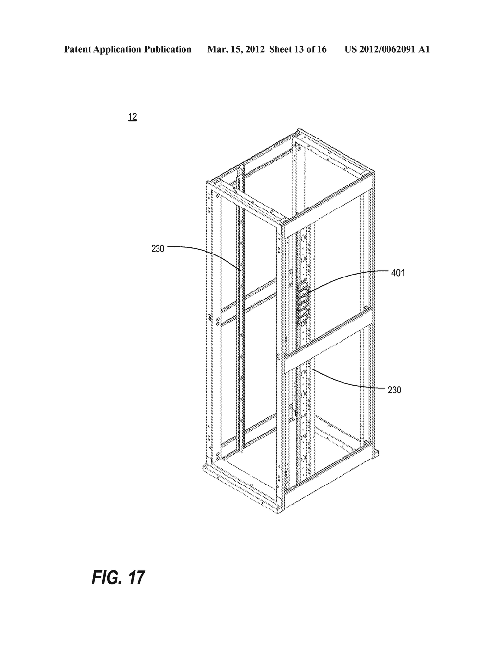 VERTICAL MOUNTING RAIL WITH CABLE MANAGEMENT FEATURES - diagram, schematic, and image 14