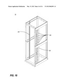 VERTICAL MOUNTING RAIL WITH CABLE MANAGEMENT FEATURES diagram and image