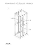 VERTICAL MOUNTING RAIL WITH CABLE MANAGEMENT FEATURES diagram and image