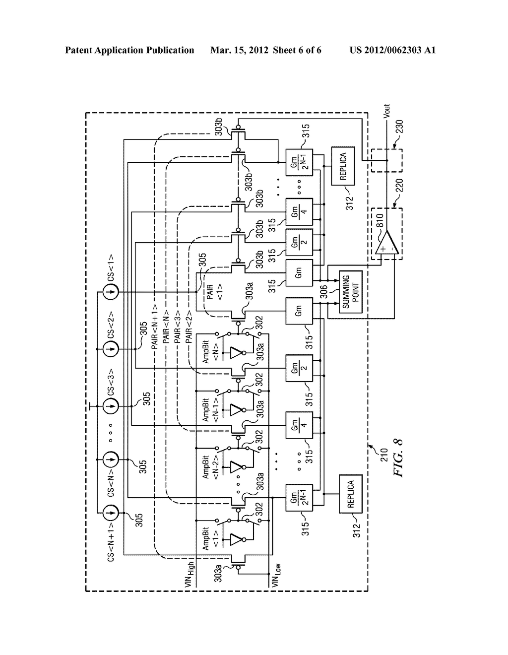 METHOD AND APPARATUS FOR REDUCING INPUT DIFFERENTIAL PAIRS FOR     DIGITAL-TO-ANALOG CONVERTER VOLTAGE INTERPOLATION AMPLIFIER - diagram, schematic, and image 07