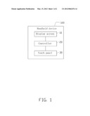 HANDHELD ELECTRONIC DEVICE diagram and image