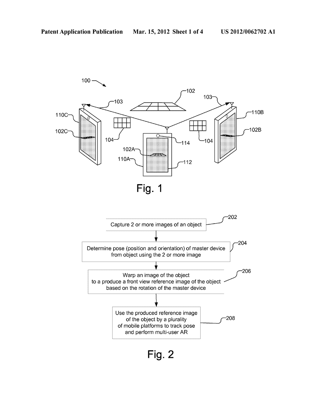 ONLINE REFERENCE GENERATION AND TRACKING FOR MULTI-USER AUGMENTED REALITY - diagram, schematic, and image 02