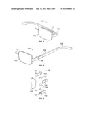 MAGNETIC EYEGLASS HINGE diagram and image