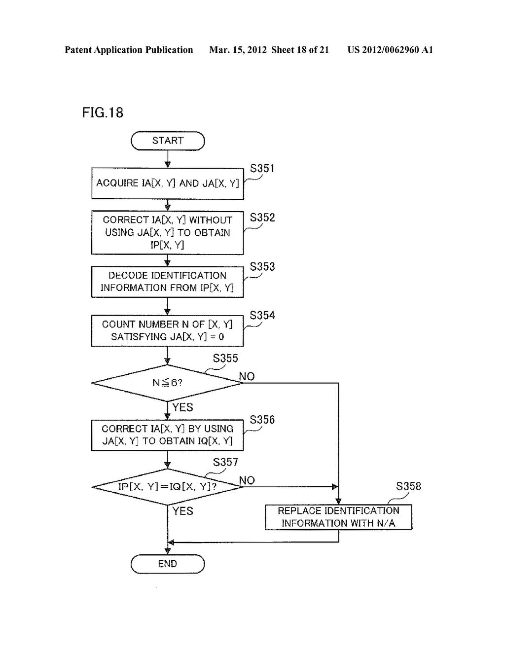 IMAGE PROCESSING APPARATUS, IDENTIFICATION APPARATUS, METHOD FOR     DETERMINING BIT SEQUENCE AND COMPUTER READABLE MEDIUM - diagram, schematic, and image 19