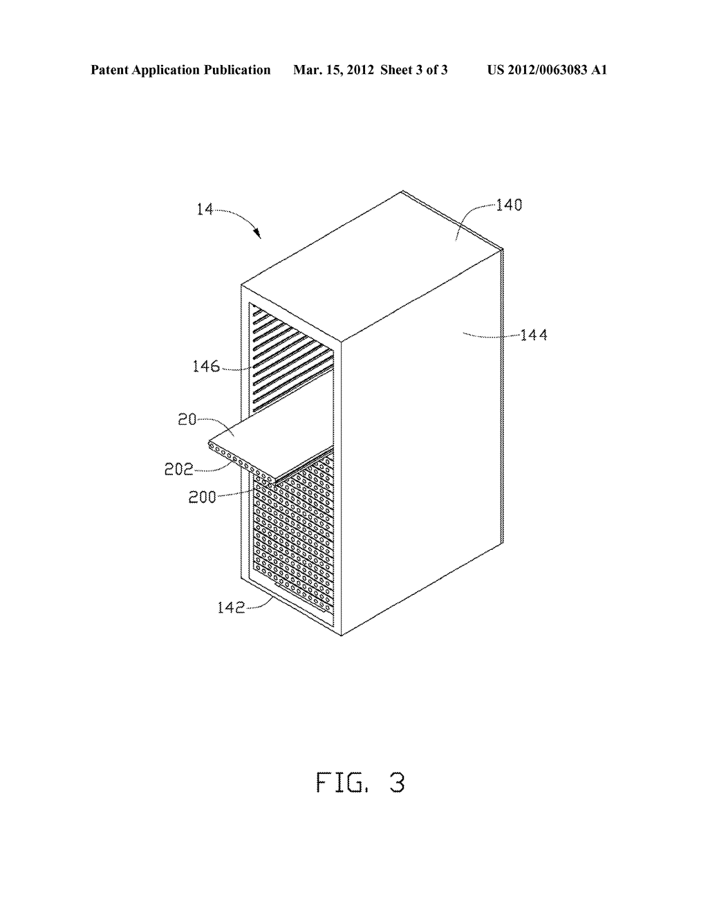 SERVER SYSTEM WITH HEAT DISSIPATING DEVICE - diagram, schematic, and image 04