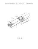 ELECTRONIC MODULE WITH IMPROVED LATCH MECHANISM diagram and image