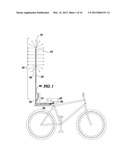 APPARATUS TO PROVIDE VARIABLE ILLUMINATED SIGNALS FOR THE PRESENCE OF     BICYCLES AND OTHER VEHICLES diagram and image