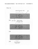 Visible authentication patterns for printed document diagram and image