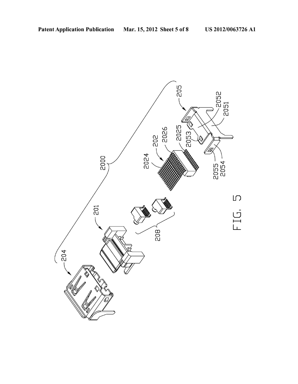 CONNECTOR ASSEMBLY WITH ELECTRICAL AND OPTICAL TRANSMITTING - diagram, schematic, and image 06