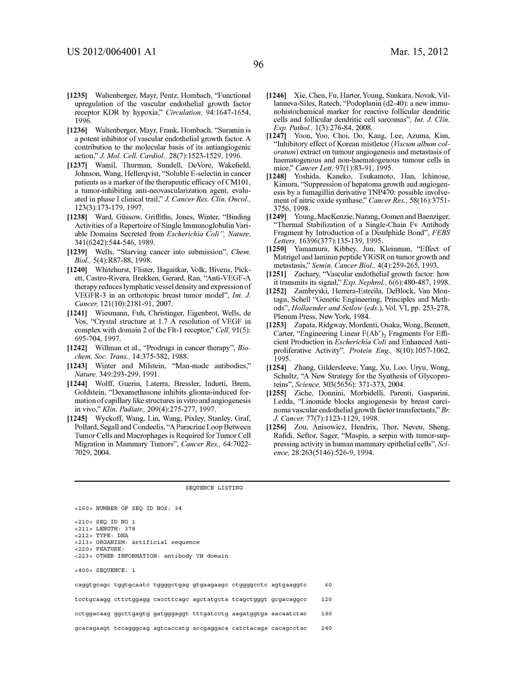 Anti-VEGF Antibody Compositions and Methods - diagram, schematic, and image 124