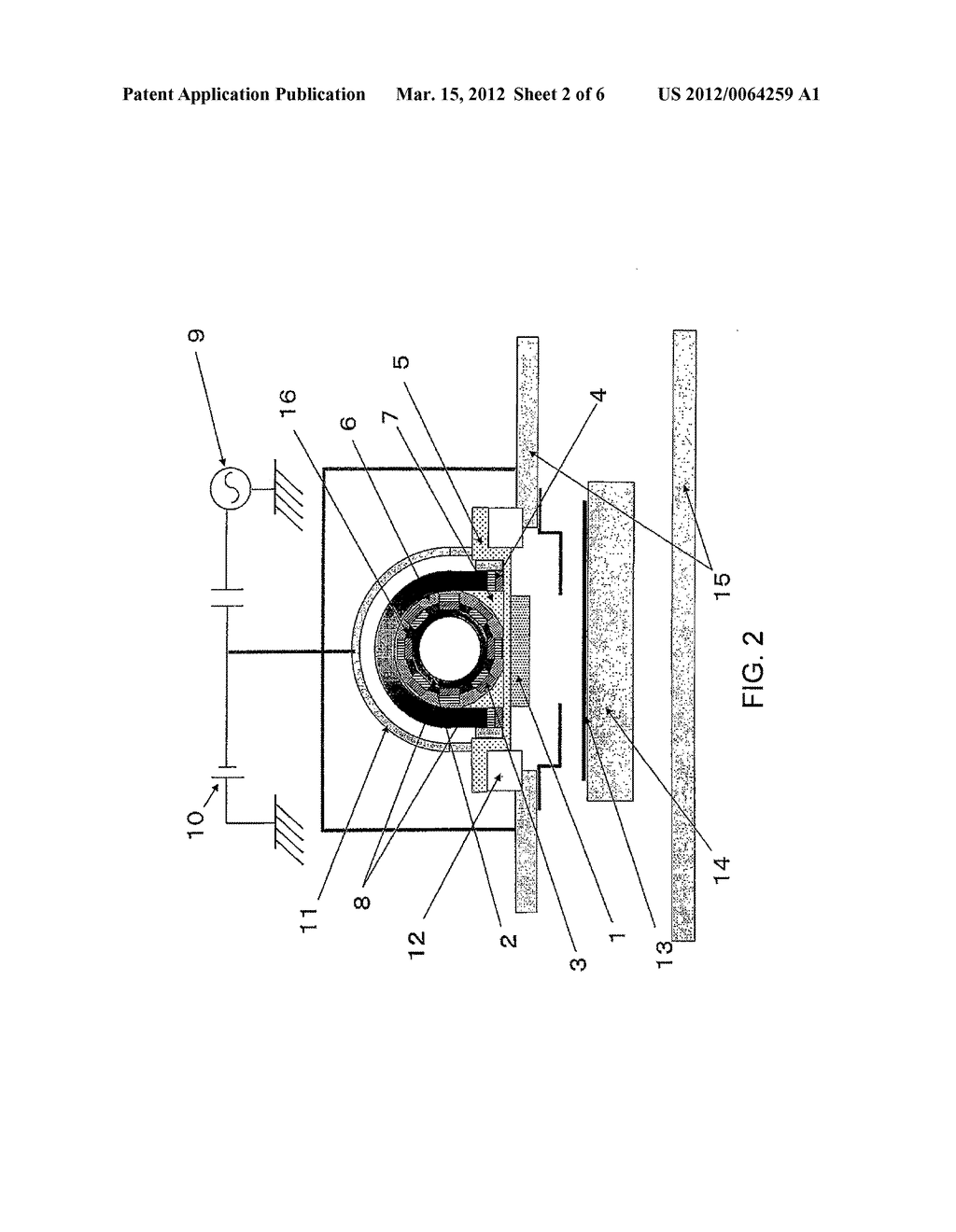 ROTARY MAGNET SPUTTERING APPARATUS - diagram, schematic, and image 03