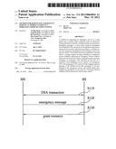 METHOD FOR REQUESTING EMERGENCY SERVICE AT MOBILE STATION IN A WIRELESS     COMMUNICATION SYSTEM diagram and image