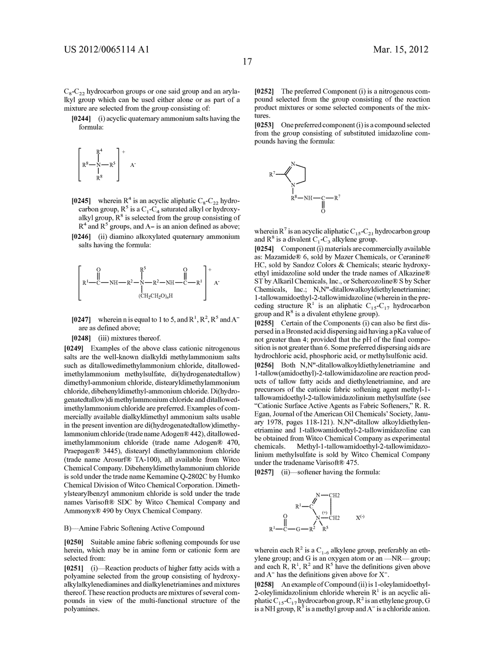 AMINE REACTION COMPOUNDS COMPRISING ONE OR MORE ACTIVE INGREDIENT - diagram, schematic, and image 18