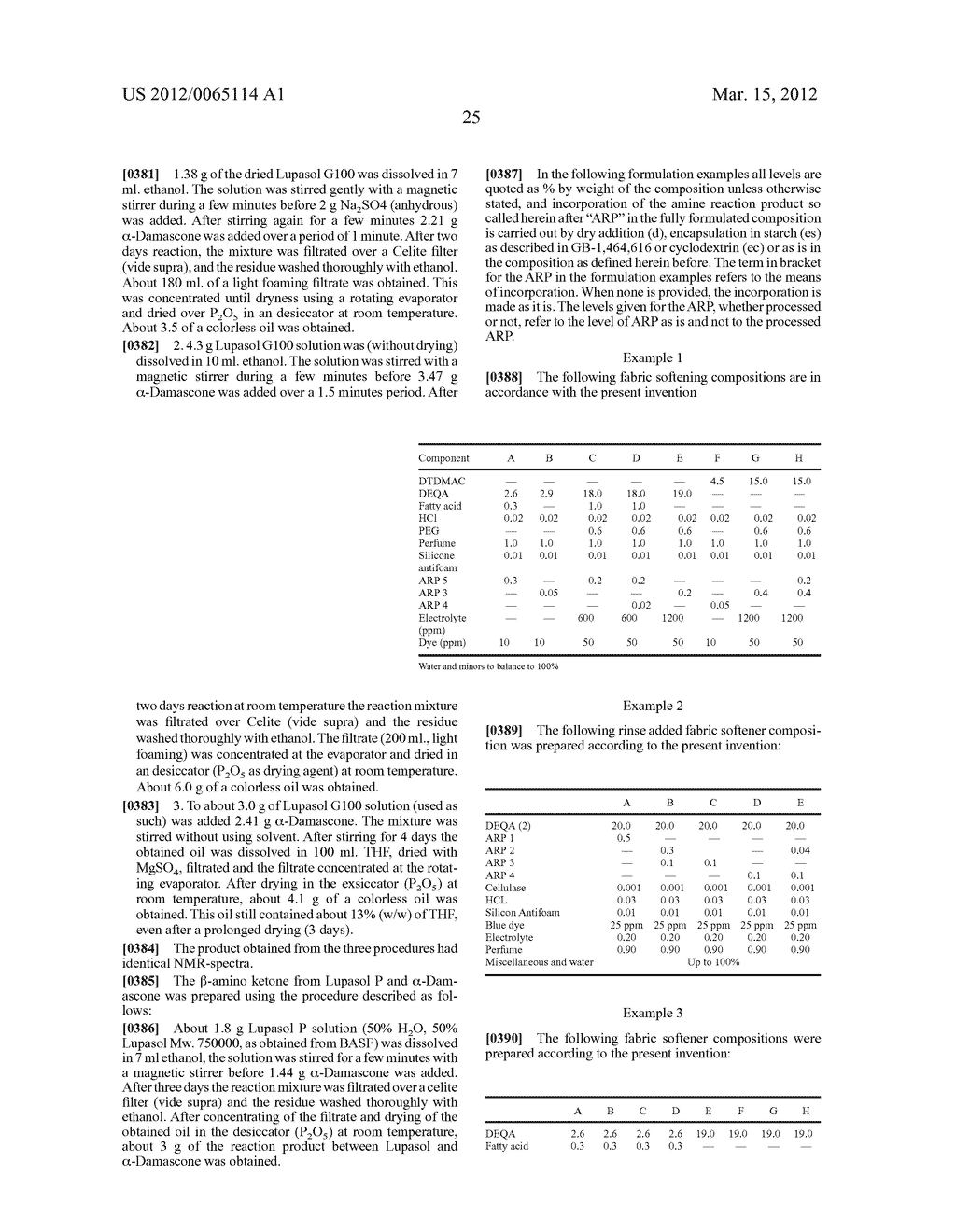 AMINE REACTION COMPOUNDS COMPRISING ONE OR MORE ACTIVE INGREDIENT - diagram, schematic, and image 26