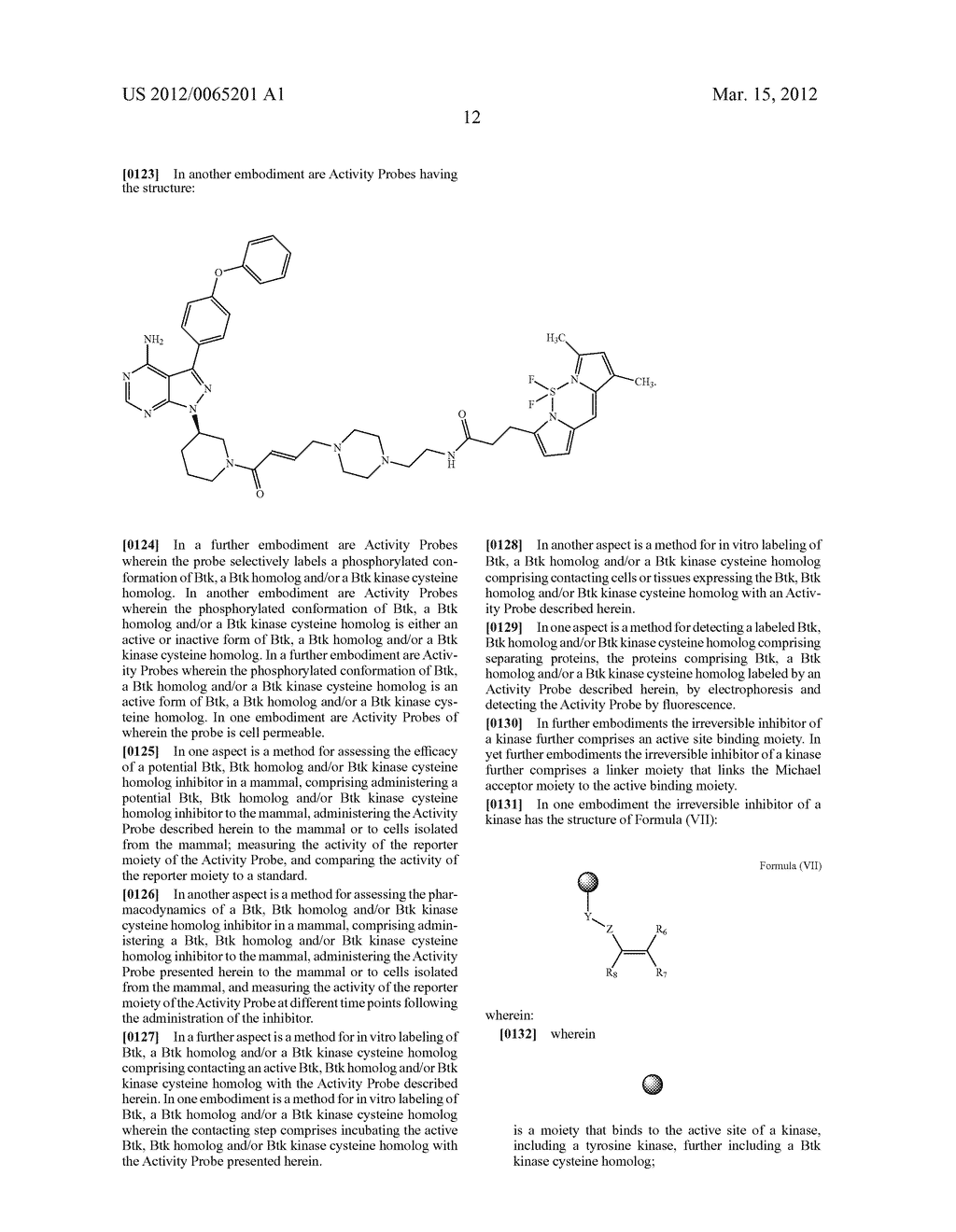 INHIBITORS OF BRUTON'S TYROSINE KINASE - diagram, schematic, and image 20