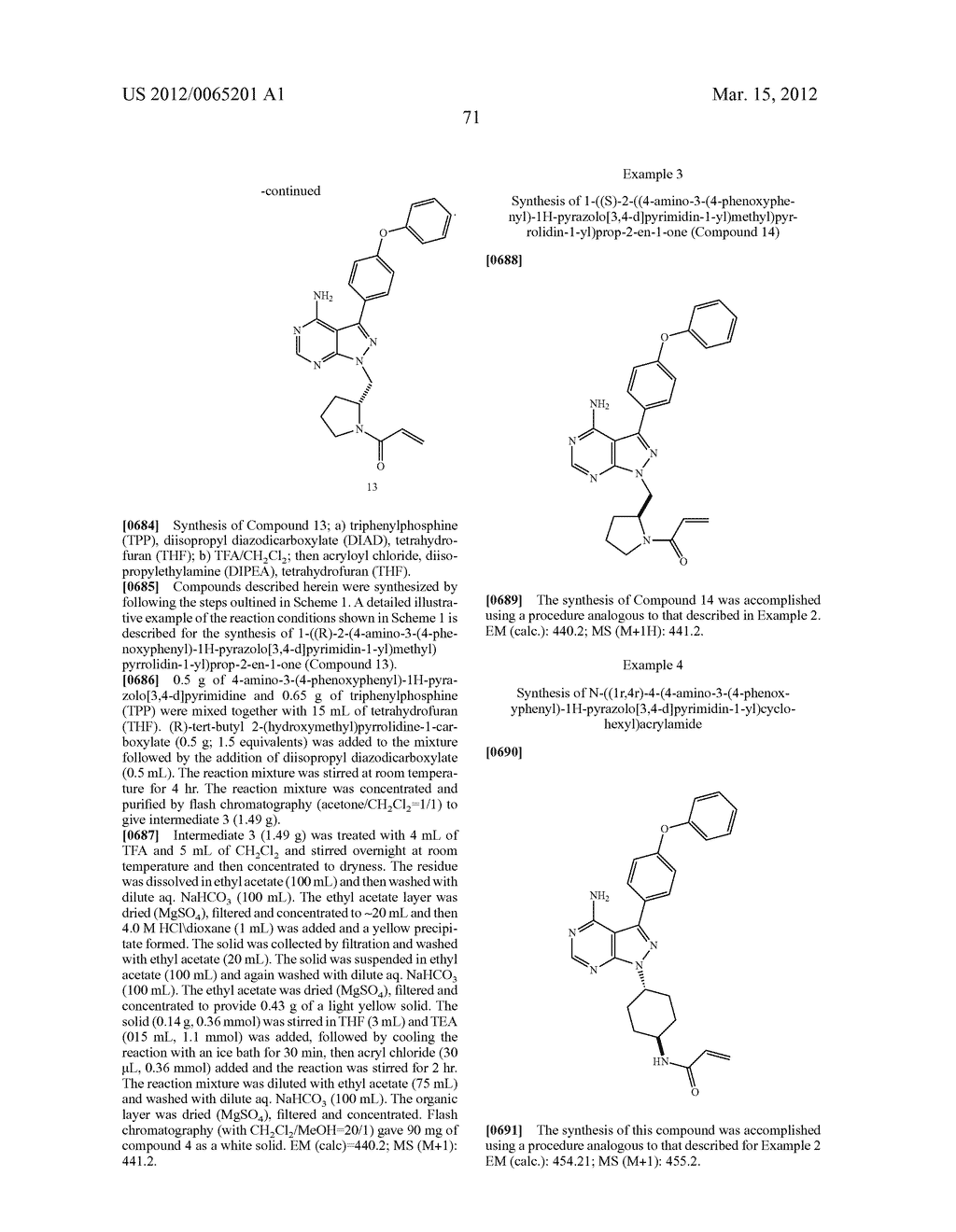 INHIBITORS OF BRUTON'S TYROSINE KINASE - diagram, schematic, and image 79