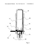 VACUUM MIXING DEVICE FOR BONE CEMENT AND METHOD FOR MIXING BONE CEMENT IN     SAID DEVICE diagram and image