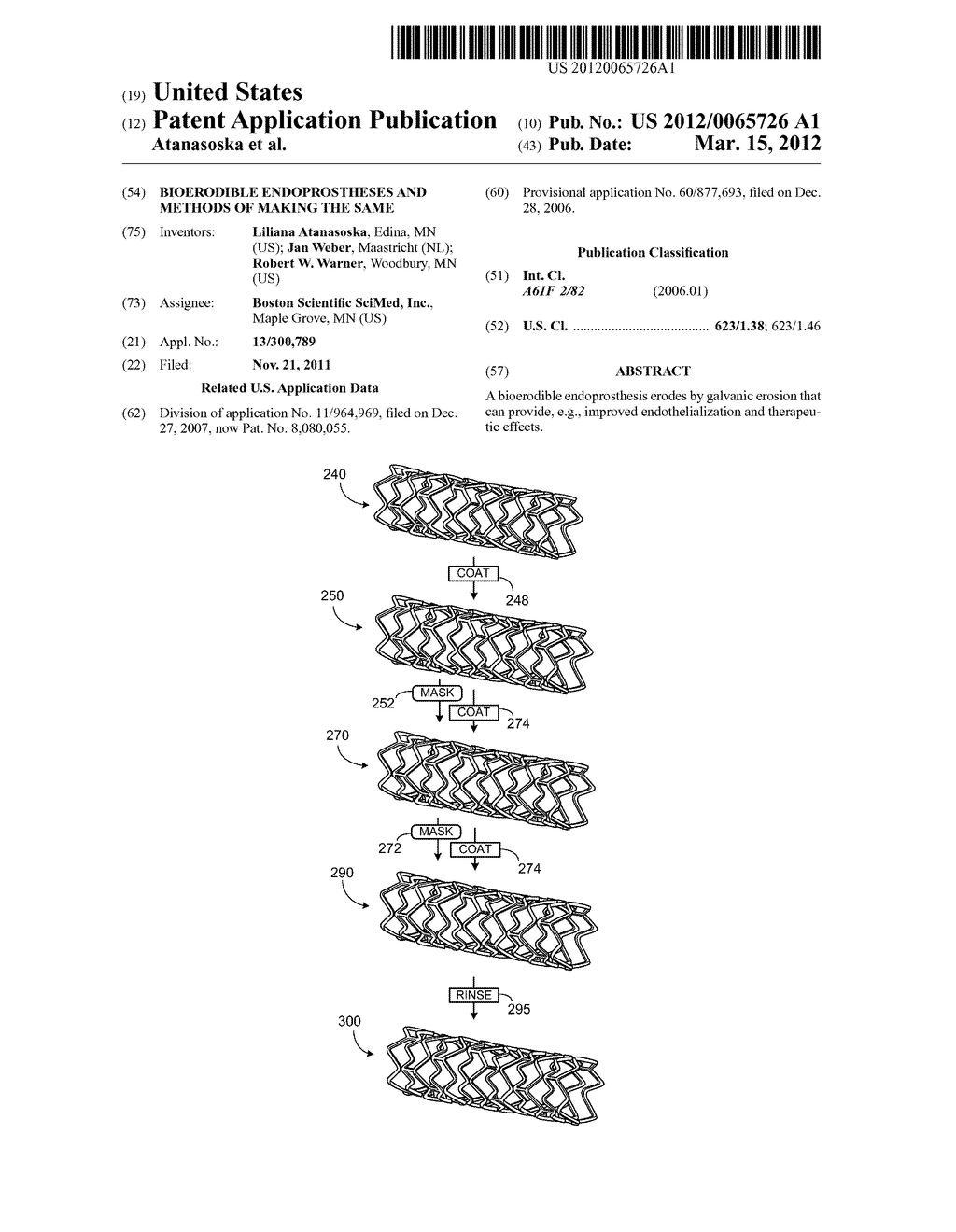 BIOERODIBLE ENDOPROSTHESES AND METHODS OF MAKING THE SAME - diagram, schematic, and image 01