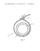 Band Clamp With Temporary Band Securing Features diagram and image