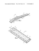 EXHAUST WASHED STRUCTURE AND ASSOCIATED COMPOSITE STRUCTURE AND METHOD OF     FABRICATION diagram and image