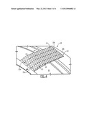 EXHAUST WASHED STRUCTURE AND ASSOCIATED COMPOSITE STRUCTURE AND METHOD OF     FABRICATION diagram and image