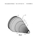 EXHAUST WASHED STRUCTURE AND ASSOCIATED COMPOSITE STRUCTURE AND METHOD OF     FABRICATION diagram and image