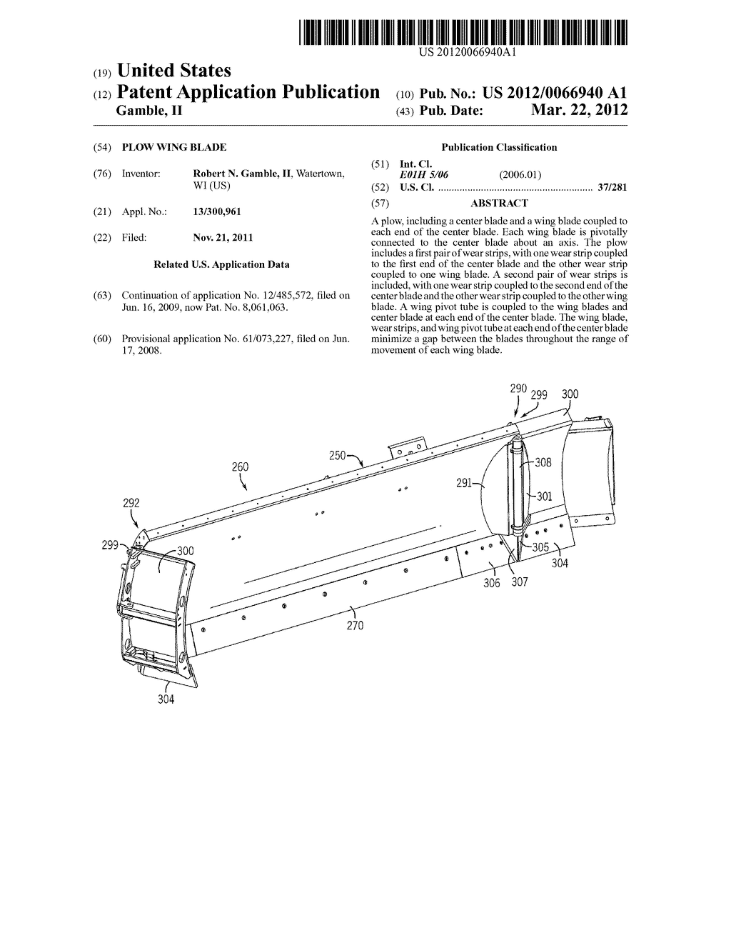 Plow Wing Blade - diagram, schematic, and image 01