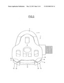 AUTOMATIC BICYCLE PEDAL WITH FLEXIBLE REAR LEVER diagram and image