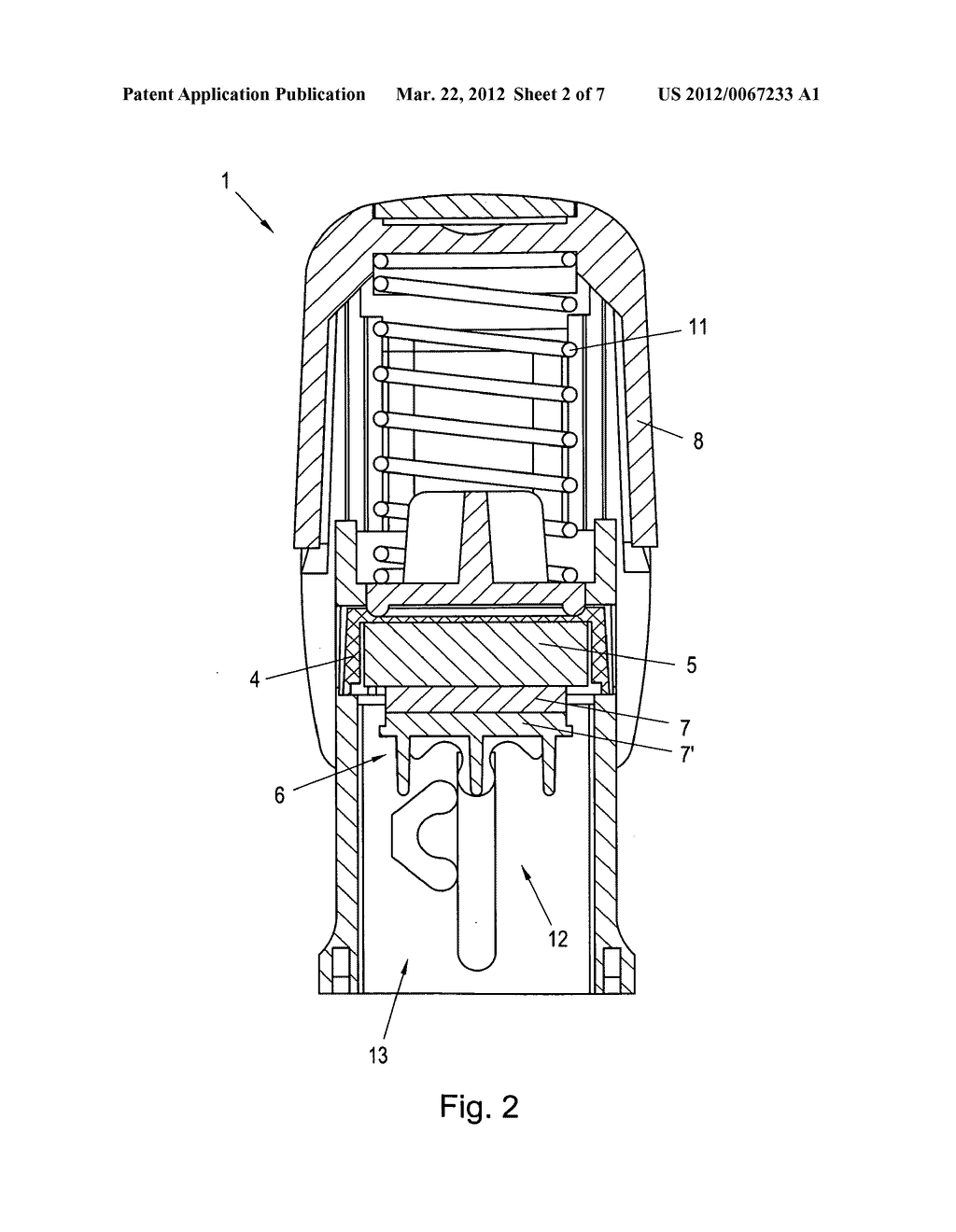 Self-inking hand stamp comprising a housing - diagram, schematic, and image 03