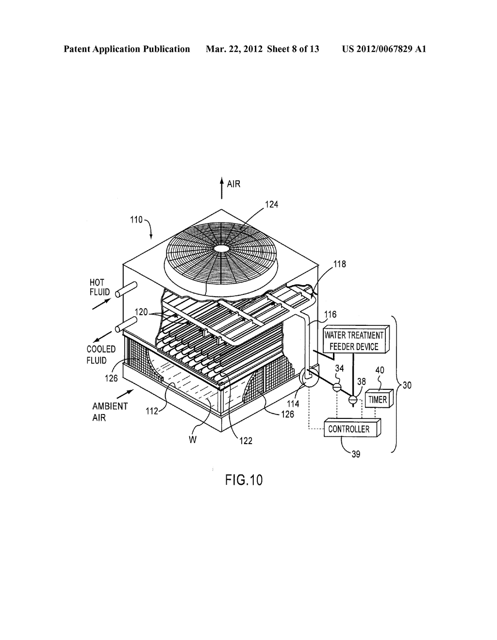 WATER TREATMENT FEEDER DEVICE AND A WATER TREATMENT FEEDER SYSTEM - diagram, schematic, and image 09